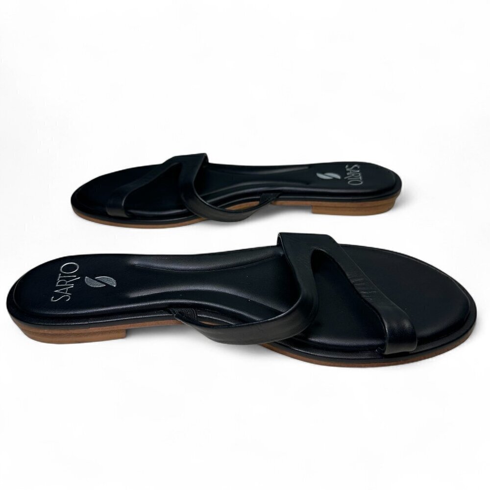 SARTO Women's Black Gwyneth Slide Sandals, Size 8.5 M, NWOB - Picture 9 of 12